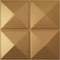 Ekena Millwork 19 5/8in. W x 19 5/8in. H Richmond EnduraWall Decorative 3D Wall Panel Covers 2.67 Sq. Ft. WP20X20RIBGL - alternate 1